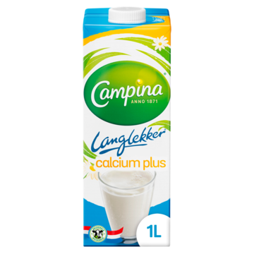 Campina Langlekker Halfvolle Melk Calcium Plus 1L