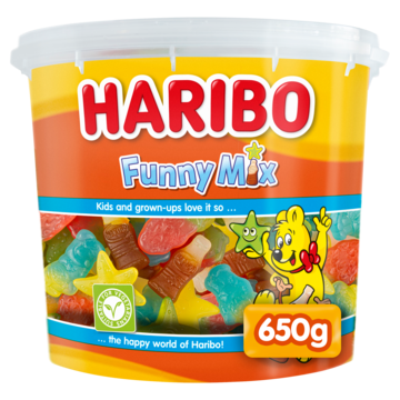 Haribo Funny Mix silo, 650g