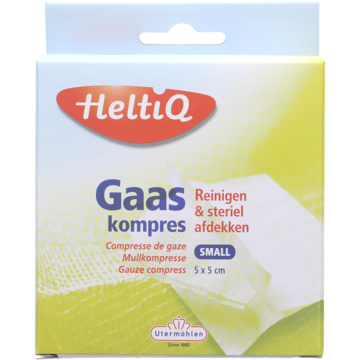 HeltiQ - Gaaskompres small 5 x 5 cm, 16 stuks