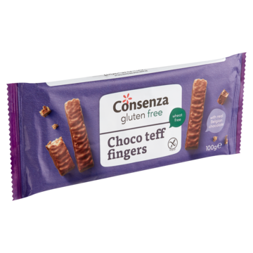 Consenza Gluten Free Choco Teff Fingers 5 x 20g