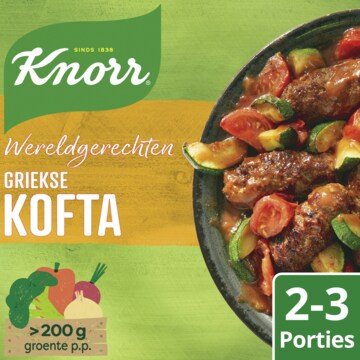 Knorr Wereldgerechten Maaltijdpakket Griekse Kofta 303g