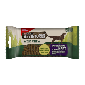 Adventuros Wild Chew Rijk aan Hert Small 150g