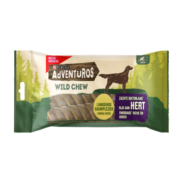 Adventuros Wild Chew Rijk aan Hert Medium 200g