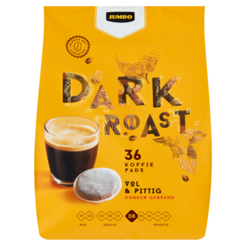Jumbo Koffiepads Dark Roast 36 Stuks