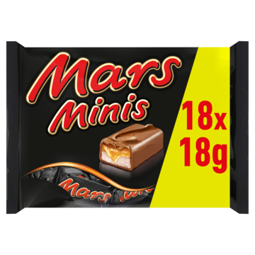 Mars Mini's Chocolade uitdeelzak 333g