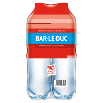Bar-le-Duc Natuurlijk Mineraalwater Bruisend 4 x 1, 5L