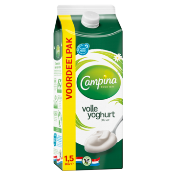 Campina Volle yoghurt 1, 5L