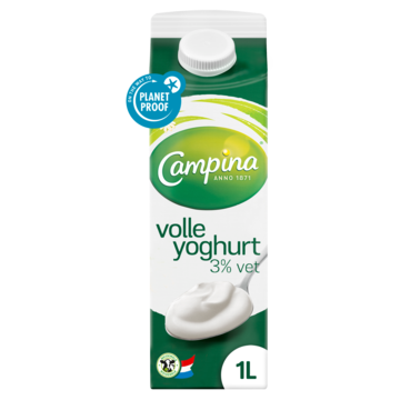 Campina Volle yoghurt 1L