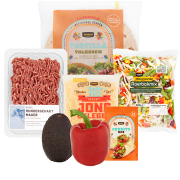 Jumbo Mexicaanse Burrito's Pakket