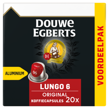 Egberts Lungo Original Koffiecups Voordeelpak 20 Stuks bestellen? - Fris, sap, thee — Jumbo