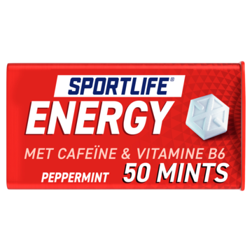 Sportlife Boost Mints Energy Peppermint Suikervrij 35g