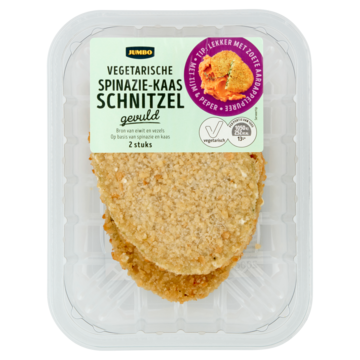 Jumbo Vegetarische Spinazie-Kaas Schnitzels 2 Stuks