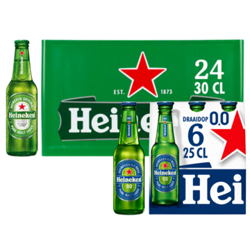 Heineken Krat + 0.0 6 x 25cl