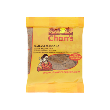 Chan's Garam Massala 80g