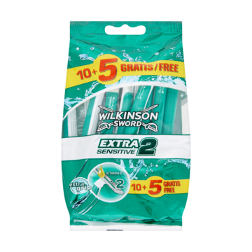 Wilkinson Sword Extra Sensitive 2 10 + 5 Stuks