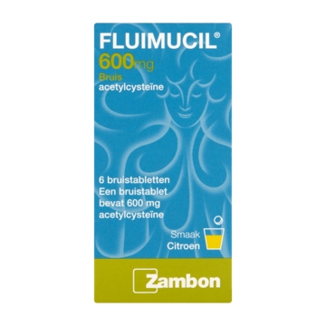 Fluimicil Bruis Acetylcysteïne 6 x 600mg