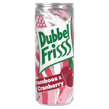 DubbelFrisss Framboos-Cranberry 12 x 0,25 L Blik