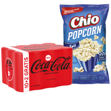 Coca Cola Zero en Chio Popcorn Salt