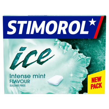 Stimorol Ice Kauwgom Intense Mint Single Suikervrij 16, 8g