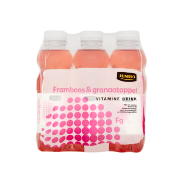 Jumbo Vitamine Drink Framboos & Granaatappel 6x500ml