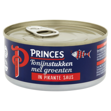 Princes Tonijnstukken met Groenten in Pikante Saus 160g