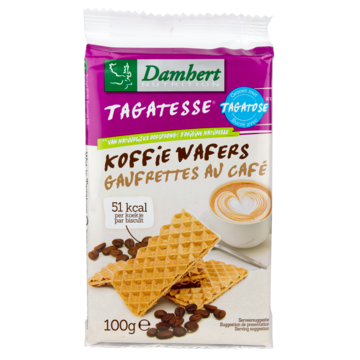 Damhert Nutrition Koffie Wafers 100g