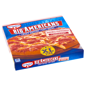 Dr. Oetker Big Americans XL Double Pepperoni 565g