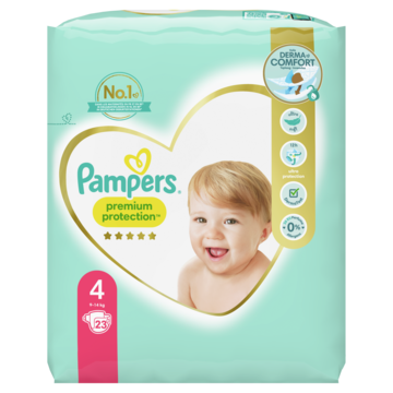Pampers Premium Protection Maat 4, x23, 9kg-14kg bestellen? - Baby, peuter — Jumbo Supermarkten