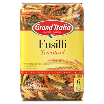 Grand'Italia Pasta Fusilli Tricolori 500g