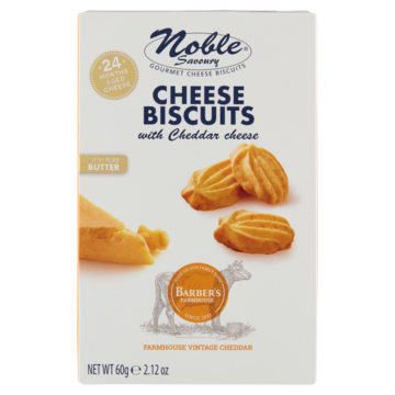 Noble Savoury Cheese Biscuits with Cheddar Cheese 60g