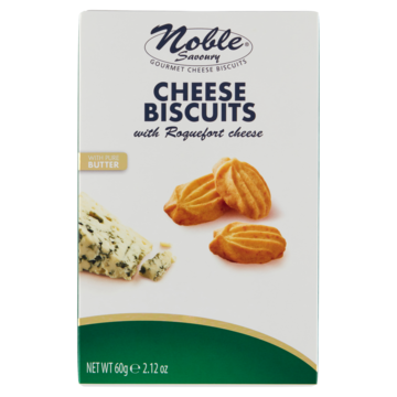 Noble Savoury Cheese Biscuits with Roquefort Cheese 60g