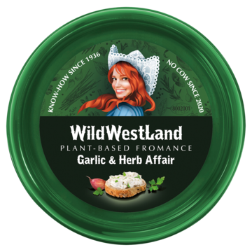 Wild WestLand Plant-Based Fromance Garlic & Herb Affair 125g