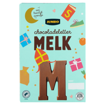 Jumbo Melk Chocoladeletter M 135g