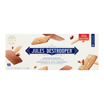 Jules Destrooper Amandelbrood Belgische Melkchocolade 125g