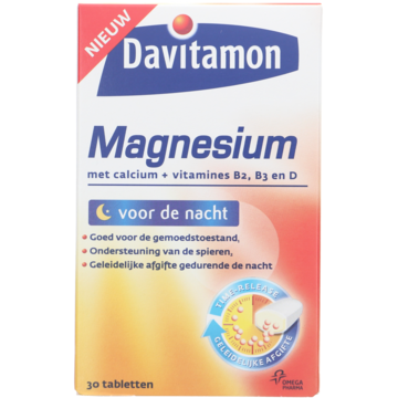 Davitamon - Magnesium voor de nacht tabletten, 30 stuks