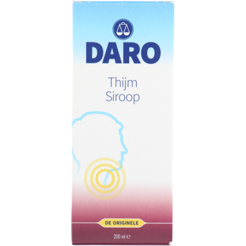 Daro - Thijm siroop origineel 200ml