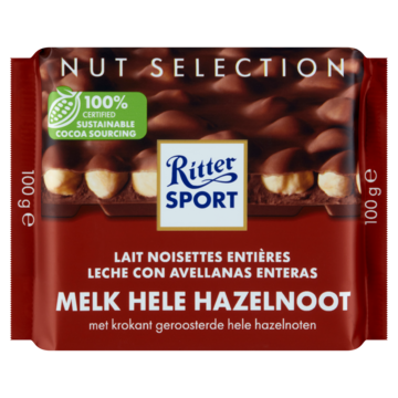 Ritter Sport Melk Hele Hazelnoot 100g