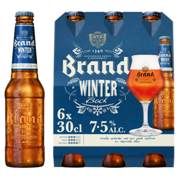 Brand Winterbock Bier Fles 6 x 30cl