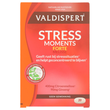 Valdispert Stress Moments extra sterk tabletten, 20 stuks