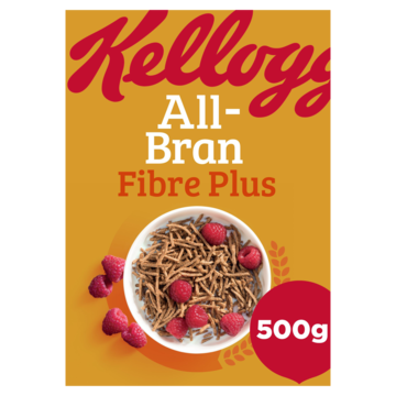 Kelloggapos s AllBran Fibre Plus ontbijtgranen 500g