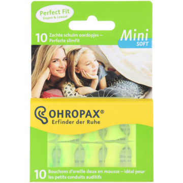 Ohropax Mini soft oordopjes, 10 stuks