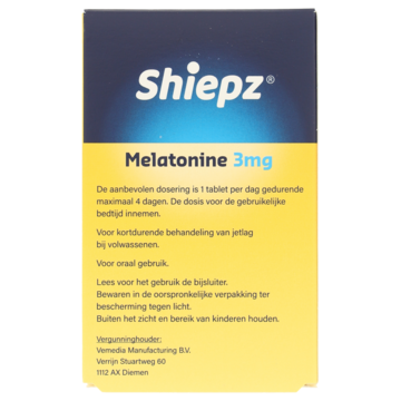Sleepzz Melatonine 3 mg tabletten, 30 stuks
