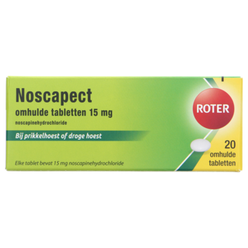 Roter Noscapect hoesttabletten 15 mg, 20 stuks