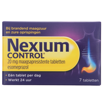Nexium Control tabletten bij brandend maagzuur, 7 stuks