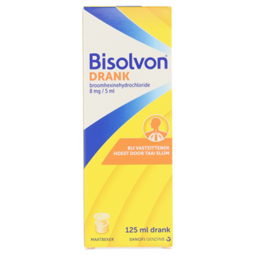 Bisolvon Elixer Forte hoestdrank 125 ml (8 mg/ 5 ml)
