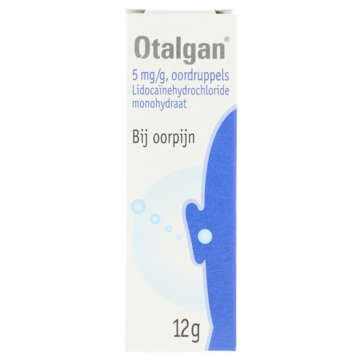 Otalgan Oordruppels 5 mg/ g, 12g
