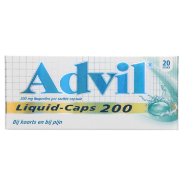 Advil Reliva Liquid-Caps pijnstiller 200 mg, 20 stuks