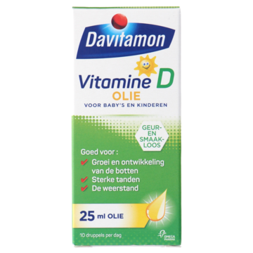 Davitamon Vitamine D olie voor baby's en kinderen 25ml