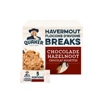Quaker Havermout Biscuit Chocolade 5 x 27gr