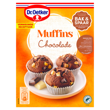 Dr. Oetker Muffins chocolade bakmix 345g